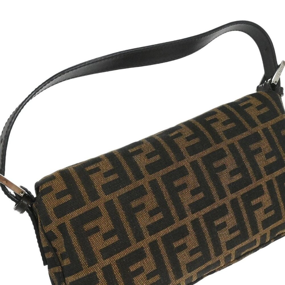Fendi Brown Zucca Baguette Handbag 2220/26424/009 156051 - Picture 5 of 10